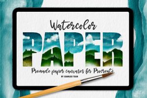 10个高清procreate水彩纸画布材质纸张纹理百度网盘下载
