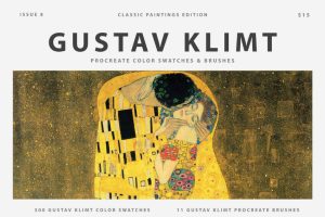 Gustav Klimt’s克里姆特procreate大师油画笔刷下载
